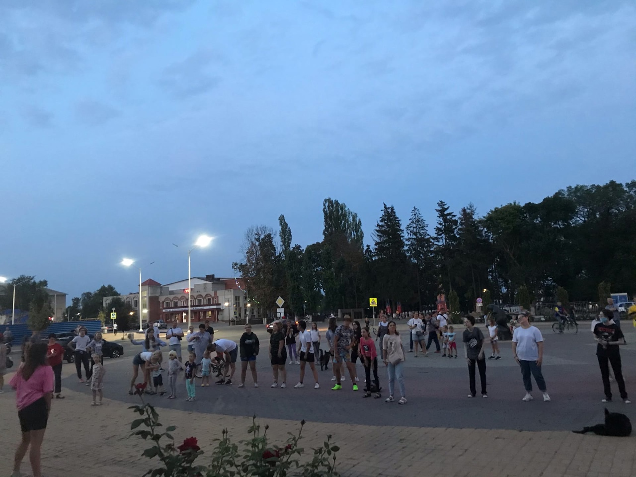 Хореографический мастер класс для молодежи .