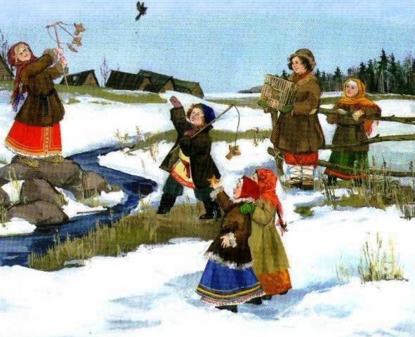 Фольклорные посиделки в клубе 