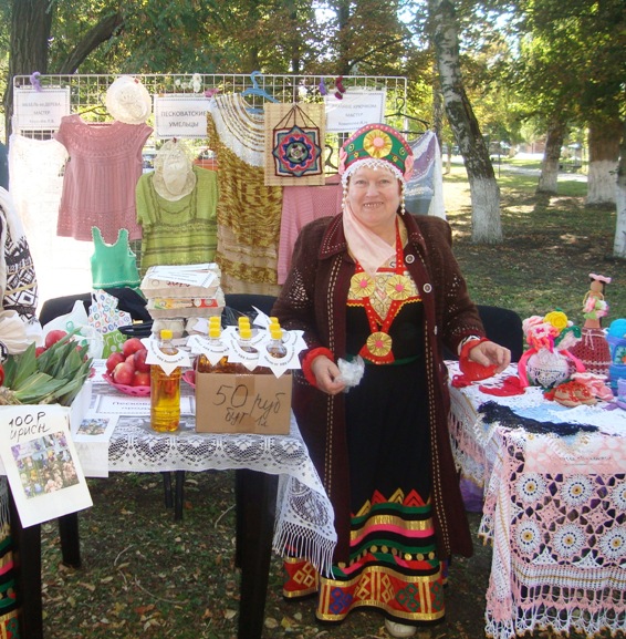 Выставка от мастерицы А.Н. Хомяковой  