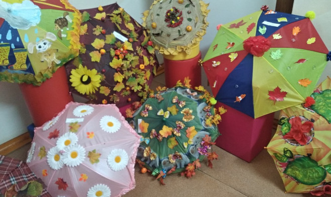 Копилочка поделок«Осенний зонтик»