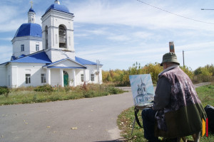 24 сентября XV международный академический пленэр продолжился в с. Коршево
