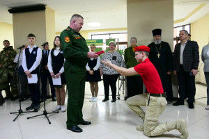 Митинг, посвященный открытию эстафеты «Слава»