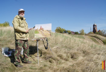22 сентября в Бобровском районе прошёл второй день XV академического пленэра